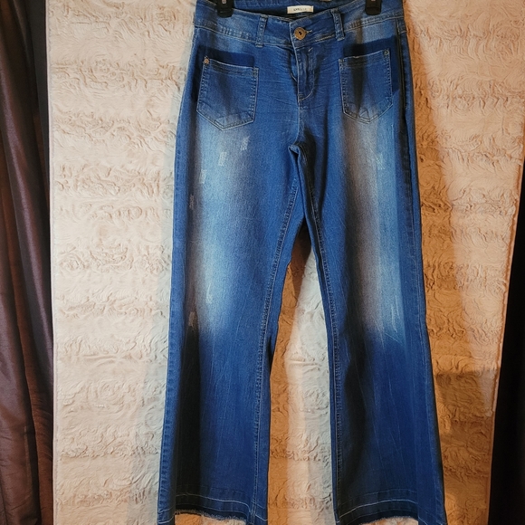 Love Couture Denim - Love Couture  wide leg jeans size 11